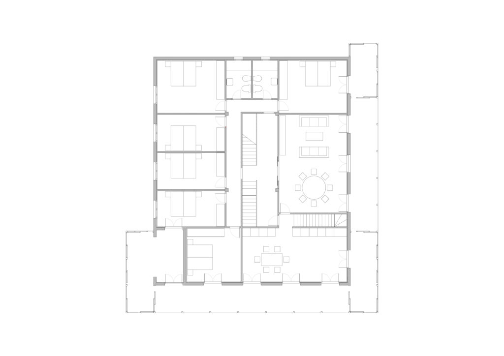 planta de vivienda junto a caserío en ezkio