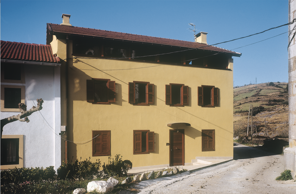 fachada vivienda unifamiliar arquitectura rural