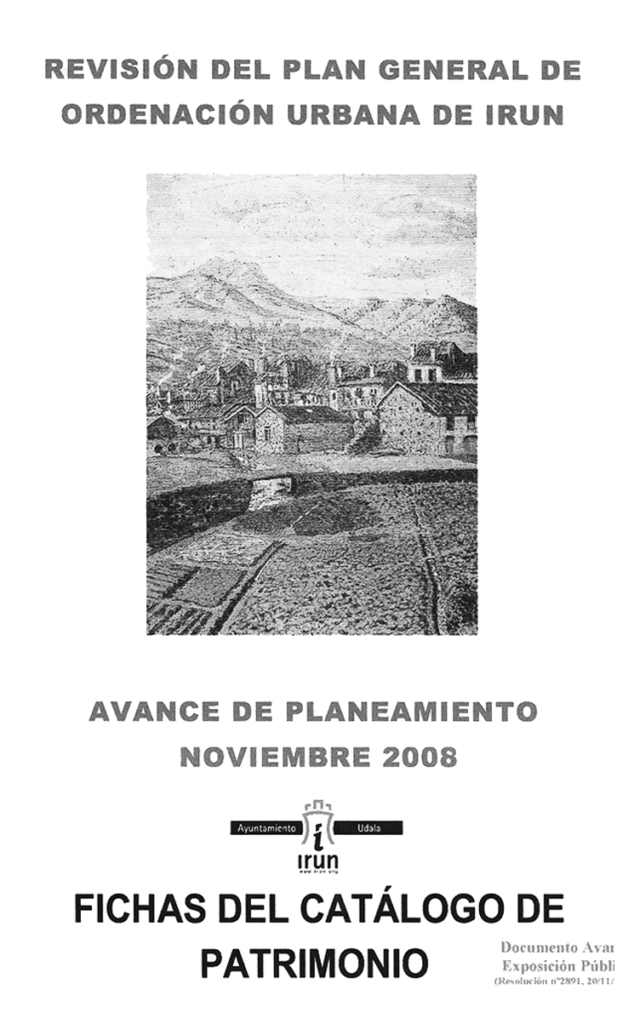 catálogo de patrimonio arquitectónico de irun
