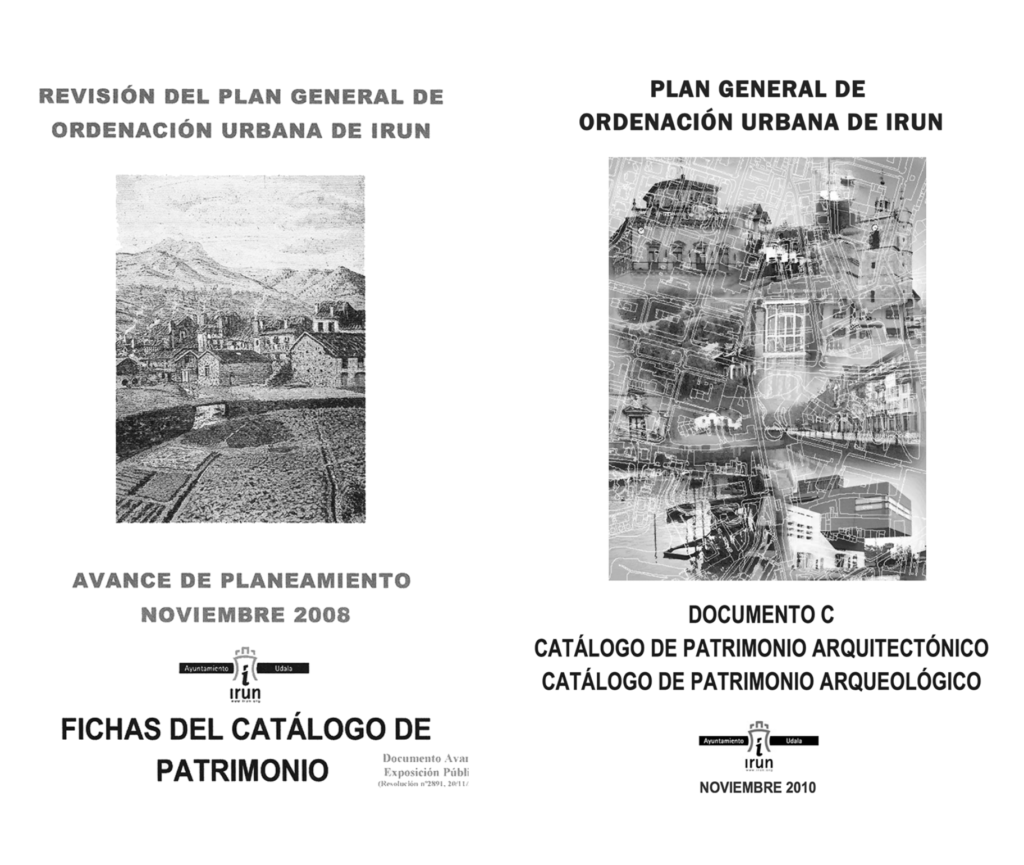 catálogo de patrimonio arquitectónico de irun